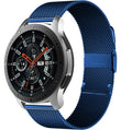 Watch Band Bracelet For Samsung Galaxy Watch 3 for Galaxy Active 2 Strap 42mm Metal Stainless Steel Magnetic 20mm Wrist Strap - Blue