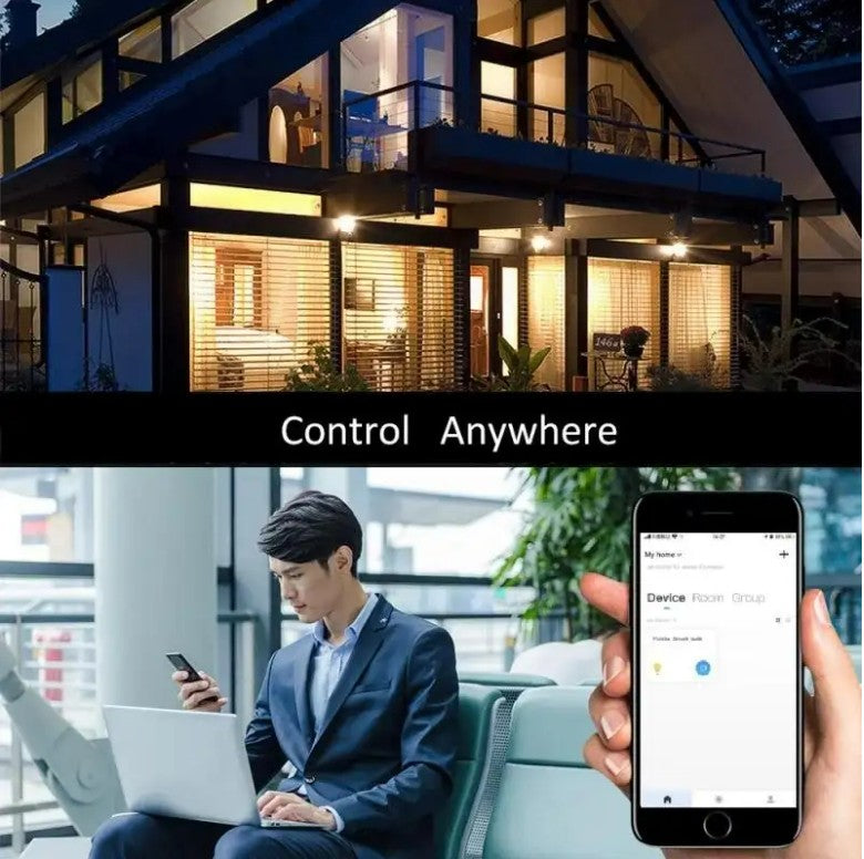 Tuya Smart WiFi LED 9W Bulb E27 Multicolour RGBCW - Alexa / Google / Compatible - Smart Life App