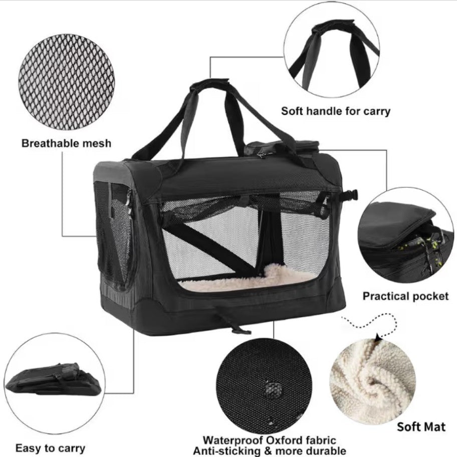Pet Ventilated Collapsible Portable Mesh