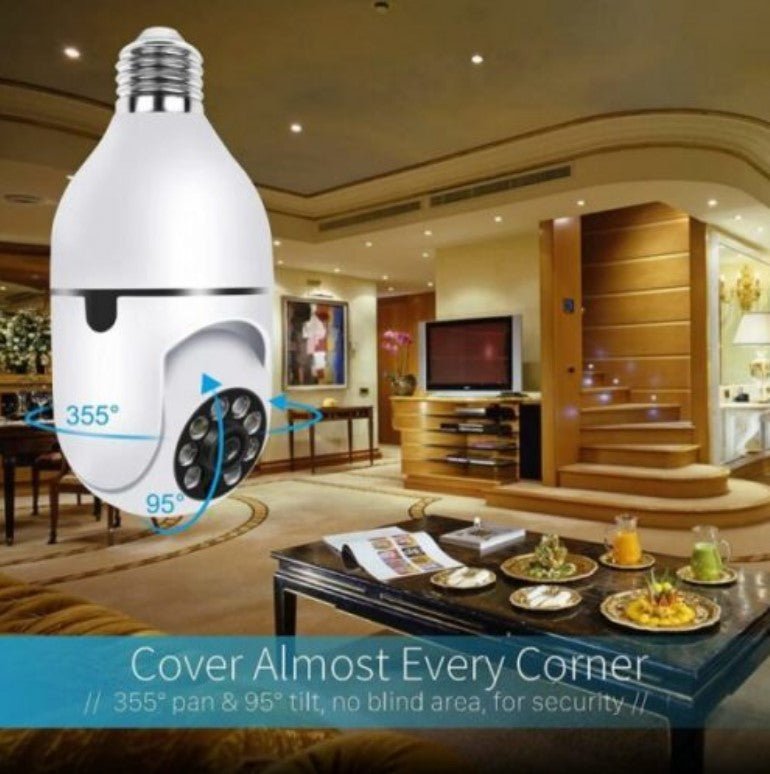 2MP E27 Bulb Security Surveillance IP Camera - Vorteks