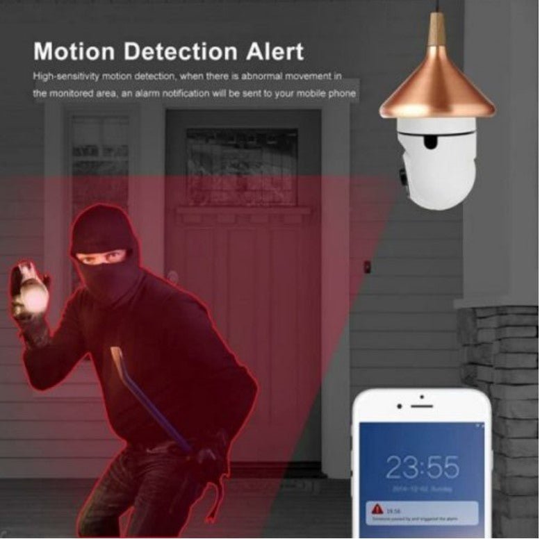 2MP E27 Bulb Security Surveillance IP Camera - Vorteks