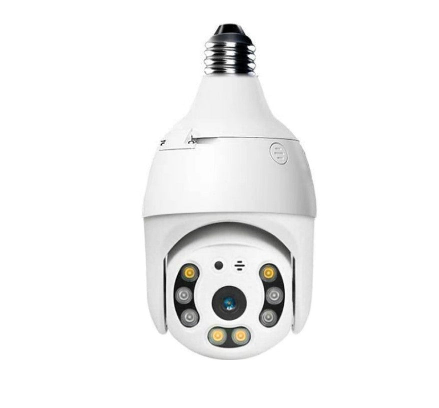 3mp Tuya Smart Wide Wifi Indoor Lamp Head Surveillance Camera - Vorteks