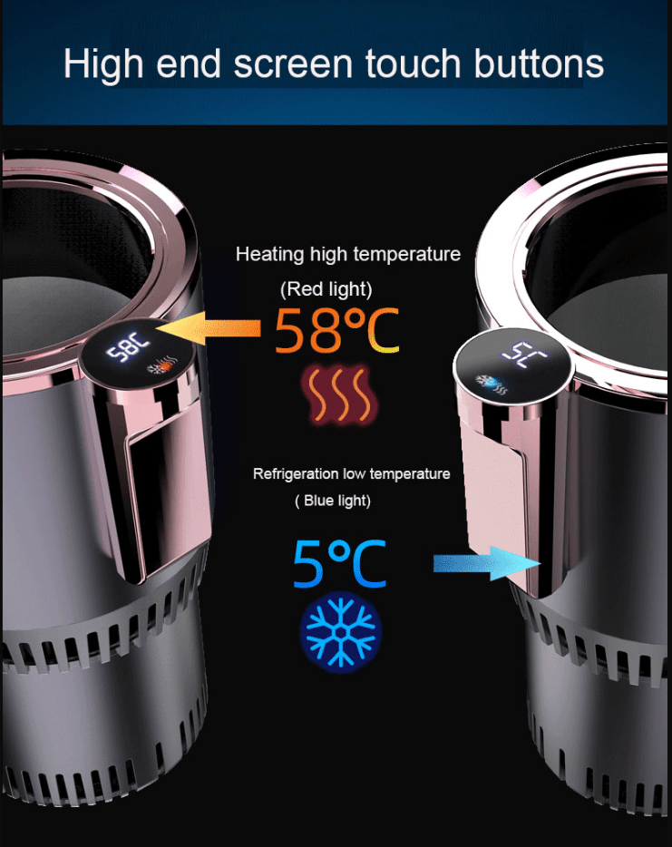 Car mounted cold and hot cup - Vorteks