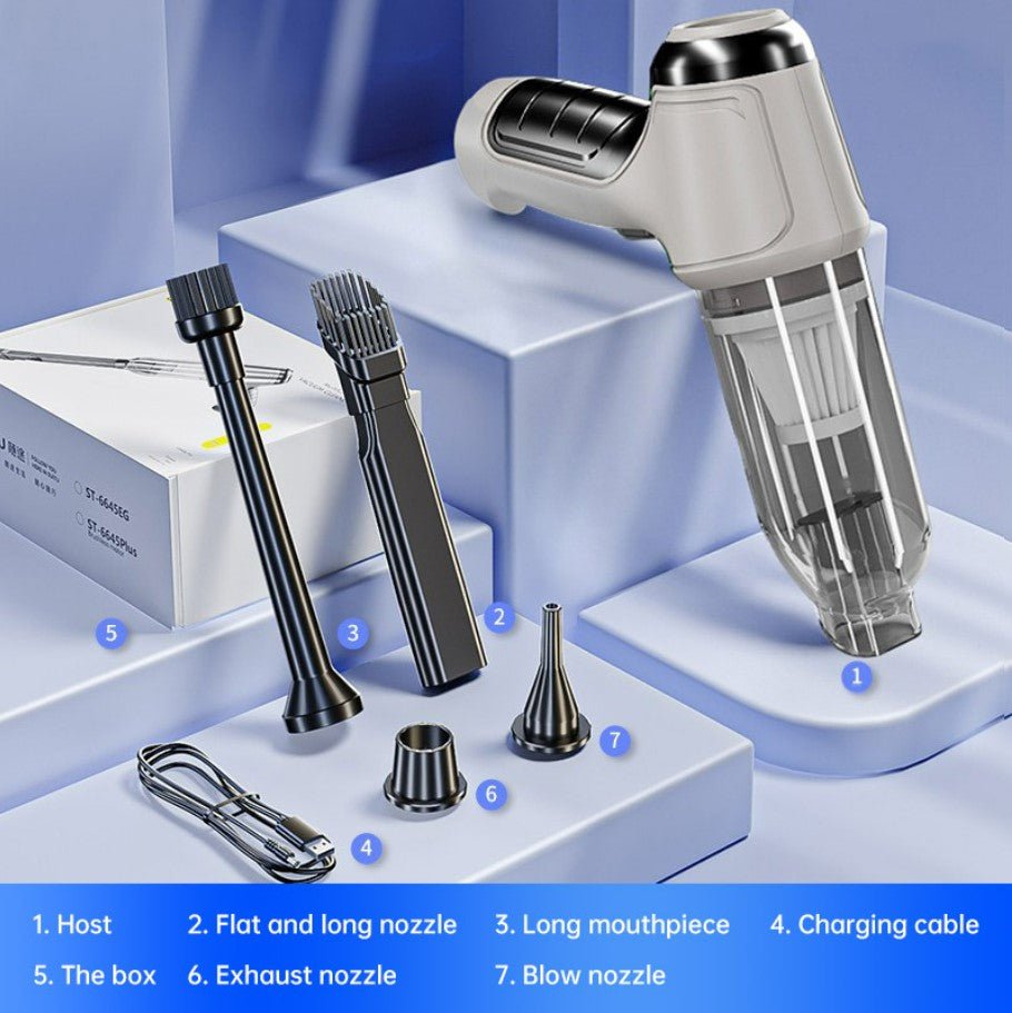 Car Mounted Mini Wireless Vacuum Cleaner for Both Dry And Wet Use, High-Power Portable High Suction - Brushless Motor - Vorteks