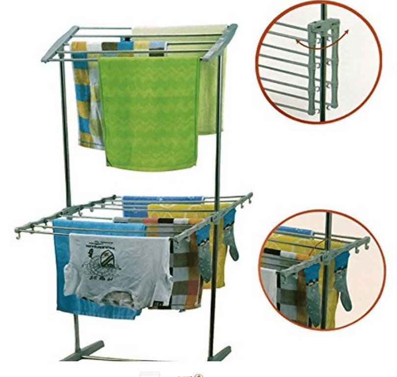 Multifunctional Folding Clothes Drying Rack - Vorteks