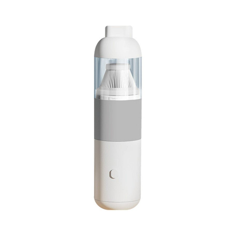 New Handheld Household Car Vacuum Cleaner Small Mini 2-in-1 Portable Wireless High Power Vacuum Cleaner - White - Vorteks